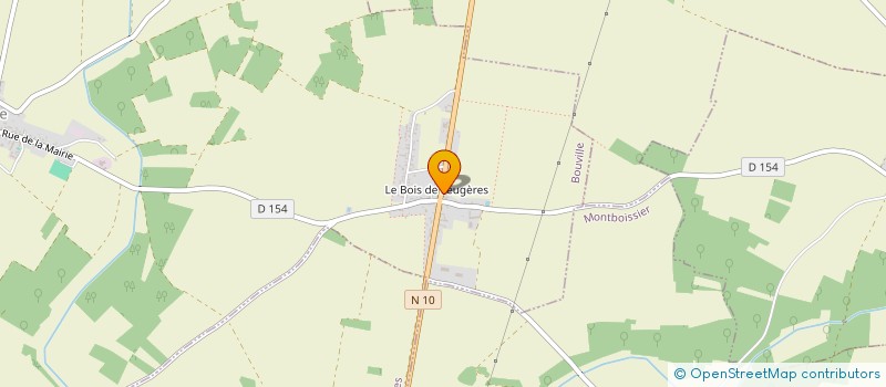 localisation de l'entreprise MONSIEUR YANNICK POULAIN à BOUVILLE