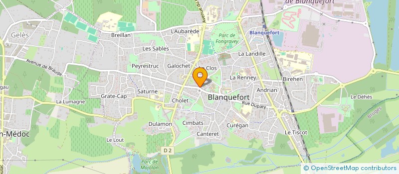 localisation de l'entreprise MONSIEUR YANNICK POUPEAU à BLANQUEFORT