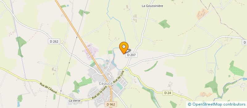localisation de l'entreprise MONSIEUR YANNICK POUSSET à CEAUCE