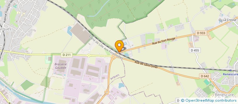 localisation de l'entreprise MONSIEUR YANNICK POUSSET  RENESCURE