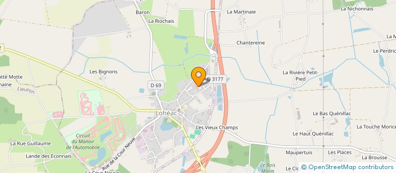 localisation de l'entreprise MONSIEUR YANNICK POZZO  LOHEAC