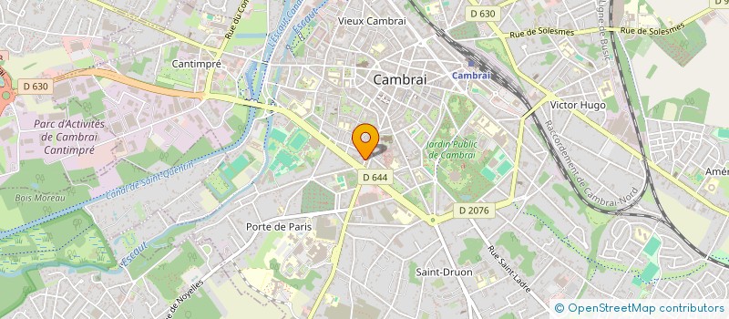 localisation de l'entreprise MONSIEUR YANNICK PRANGERE à CAMBRAI