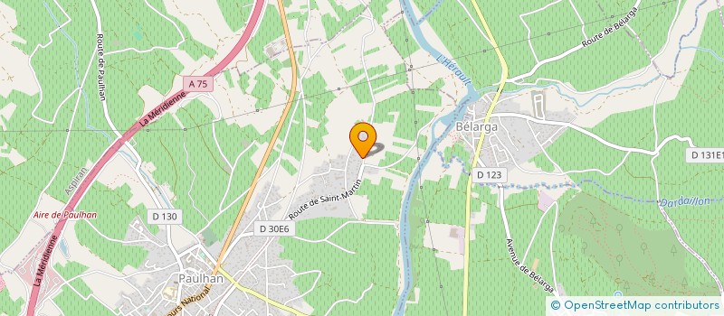 localisation de l'entreprise MONSIEUR YANNICK PUERTAS  PAULHAN