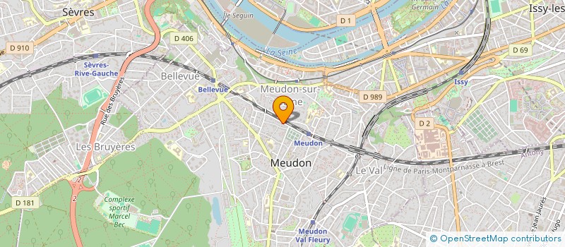 localisation de l'entreprise MONSIEUR YANNICK PYANEE à MEUDON