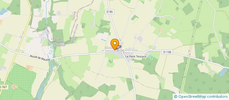 localisation de l'entreprise MONSIEUR YANNICK QUIRION  NOYANT-VILLAGES