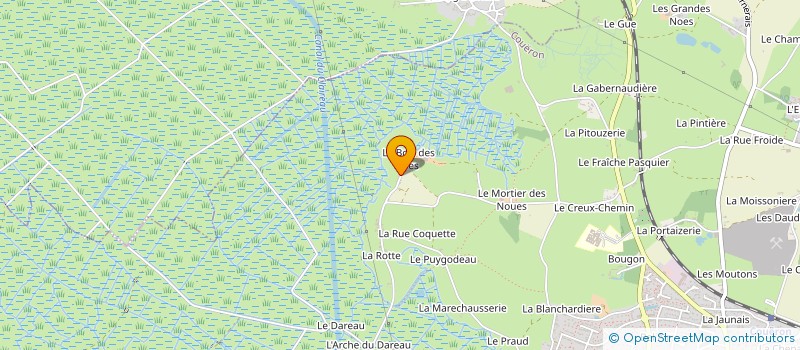 localisation de l'entreprise MONSIEUR YANNICK RADIGOIS  COUERON