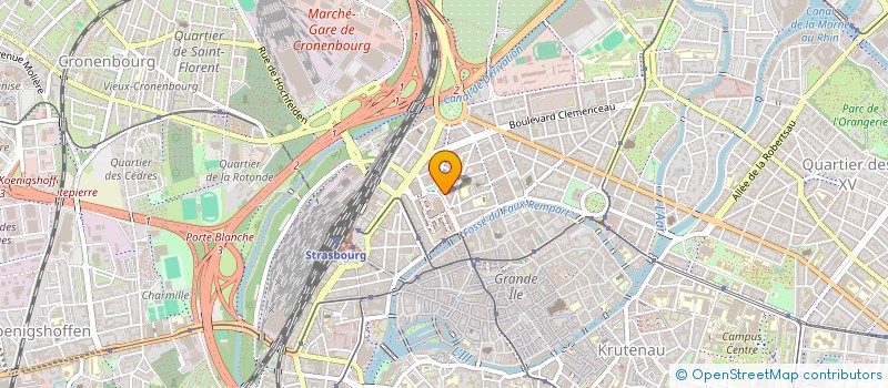 localisation de l'entreprise MONSIEUR YANNICK RADMACHER à STRASBOURG