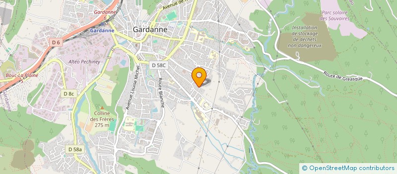 localisation de l'entreprise MONSIEUR YANNICK RANDAZZO à GARDANNE