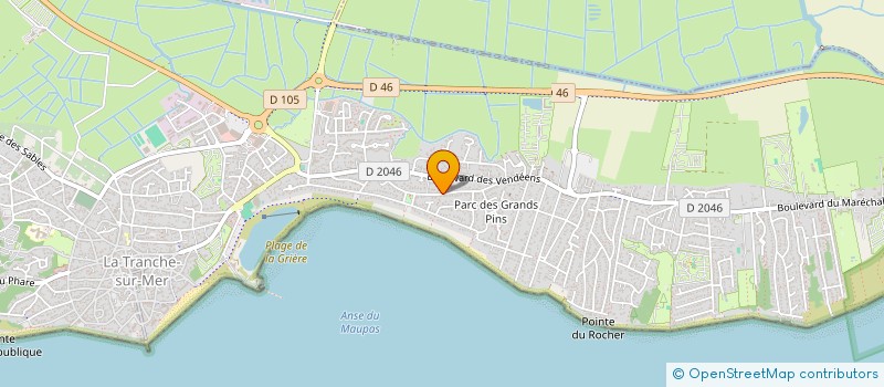 localisation de l'entreprise MONSIEUR YANNICK RATTE à LA TRANCHE-SUR-MER