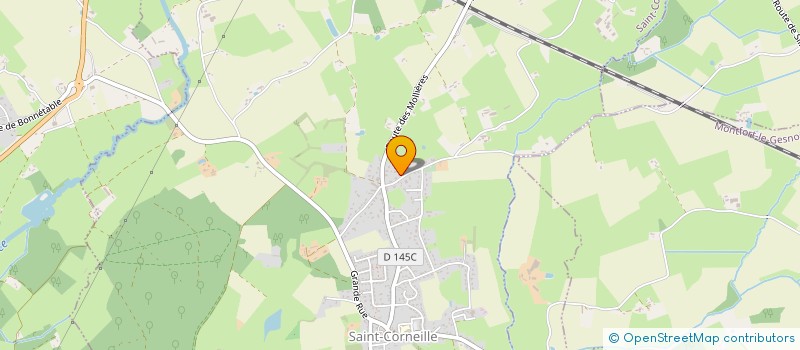 localisation de l'entreprise MONSIEUR YANNICK RAVELEAU  SAINT-CORNEILLE