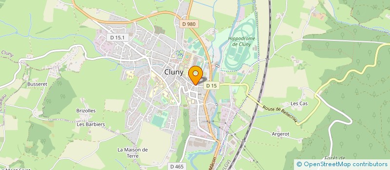 localisation de l'entreprise MONSIEUR YANNICK REBET à CLUNY