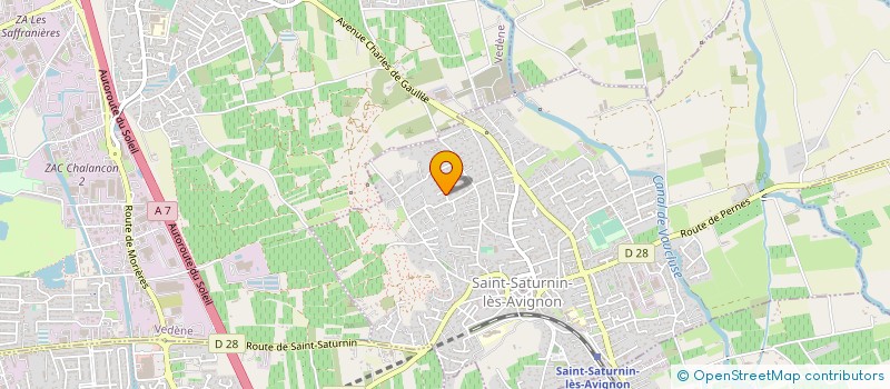 localisation de l'entreprise MONSIEUR YANNICK RECCHI à SAINT-SATURNIN-LES-AVIGNON