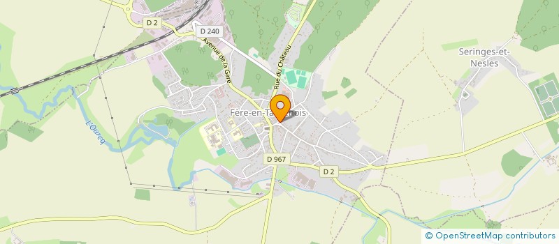 localisation de l'entreprise MONSIEUR YANNICK REN  FERE-EN-TARDENOIS