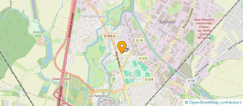 localisation de l'entreprise MONSIEUR YANNICK RENARD  CHAMPFORGEUIL