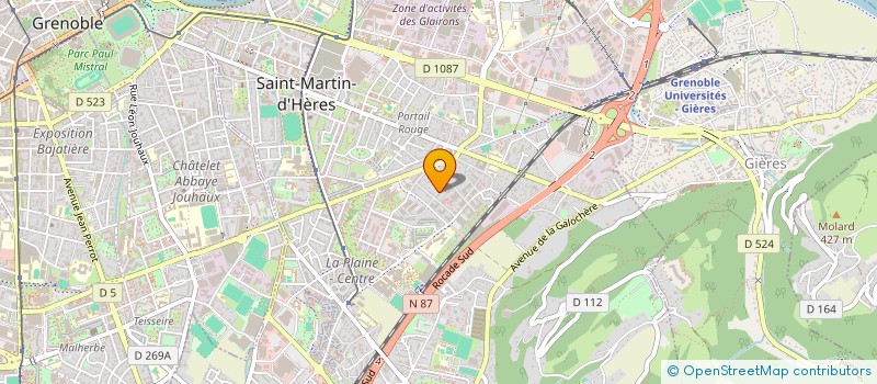 localisation de l'entreprise MONSIEUR YANNICK RESTA  SAINT-MARTIN-D'HERES