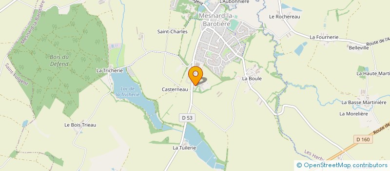 localisation de l'entreprise MONSIEUR YANNICK RETAILLEAU  BEAUREPAIRE