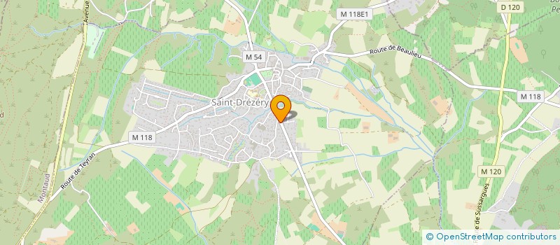 localisation de l'entreprise MONSIEUR YANNICK RIEUSSET  SAINT-DREZERY