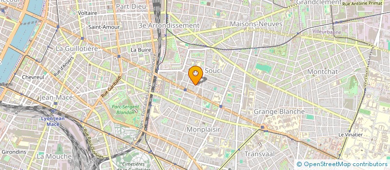 localisation de l'entreprise MONSIEUR YANNICK RISCH  LYON