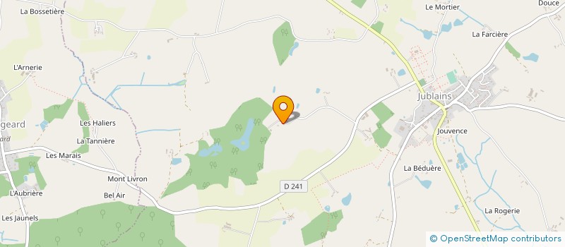 localisation de l'entreprise MONSIEUR YANNICK RIVIERE  CHAMPGENETEUX