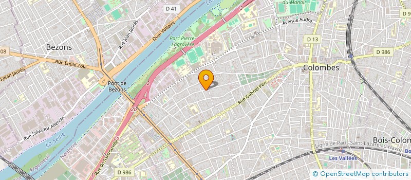 localisation de l'entreprise MONSIEUR YANNICK ROBERT à COLOMBES