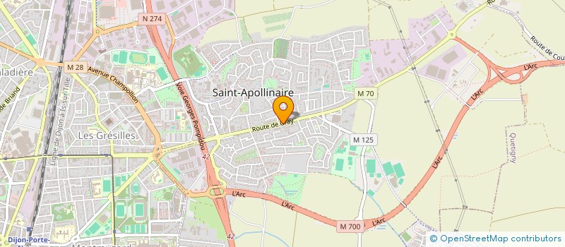 localisation de l'entreprise MONSIEUR YANNICK ROCHE  LA CIOTAT