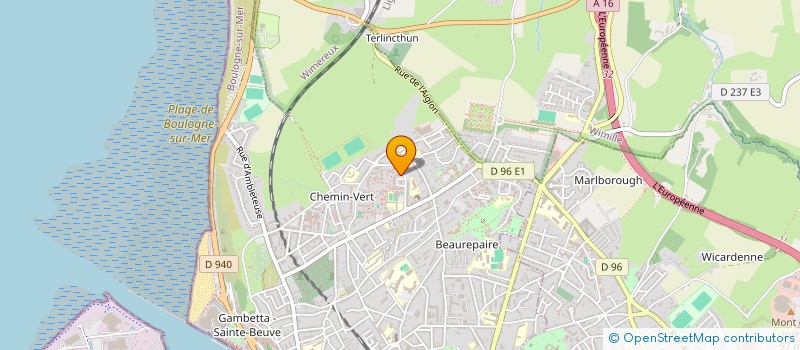 localisation de l'entreprise MONSIEUR YANNICK ROPITAL  BOULOGNE-SUR-MER