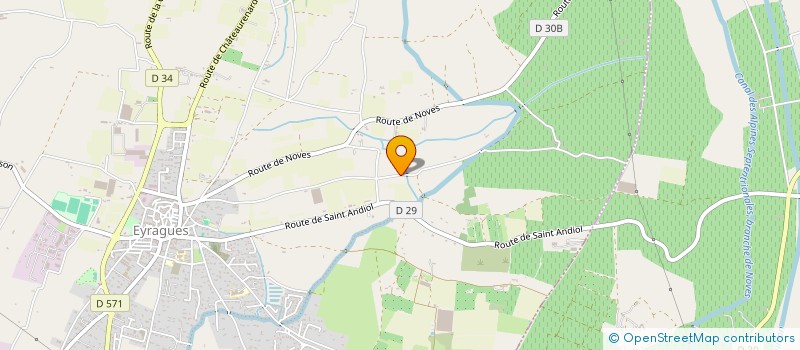 localisation de l'entreprise MONSIEUR YANNICK ROSSI  EYRAGUES