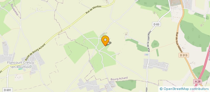 localisation de l'entreprise MONSIEUR YANNICK ROUAS  BOURG-ACHARD