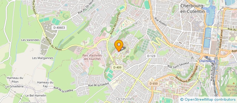 localisation de l'entreprise MONSIEUR YANNICK ROUSSELET  CHERBOURG-EN-COTENTIN