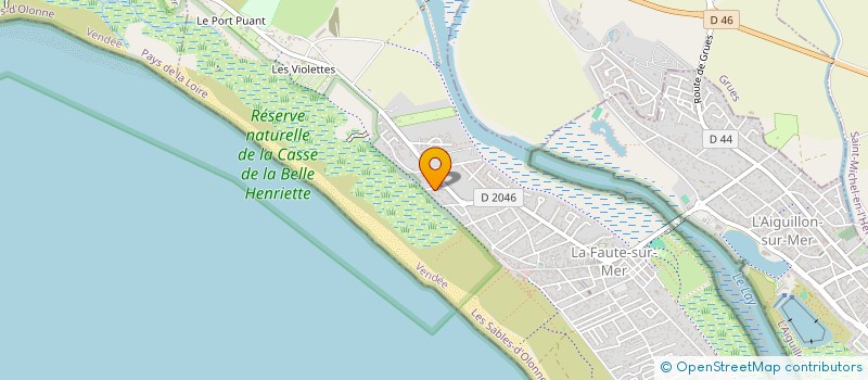 localisation de l'entreprise MONSIEUR YANNICK ROY  L'AIGUILLON-LA-PRESQU'ILE