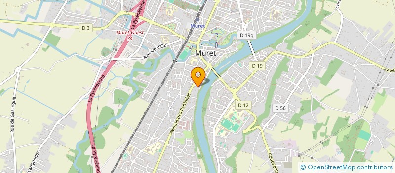 localisation de l'entreprise MONSIEUR YANNICK ROYO  MURET