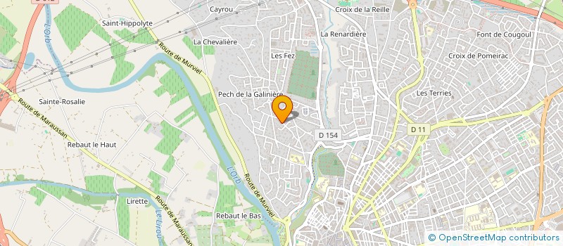 localisation de l'entreprise MONSIEUR YANNICK RUMEAU à BEZIERS