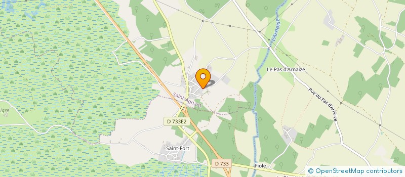 localisation de l'entreprise MONSIEUR YANNICK SAGE  SAINT-AGNANT