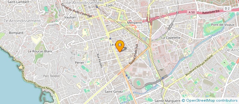 localisation de l'entreprise MONSIEUR YANNICK SAINGRA à MARSEILLE