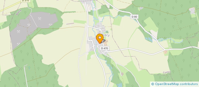 localisation de l'entreprise MONSIEUR YANNICK SALIOU  BRECY