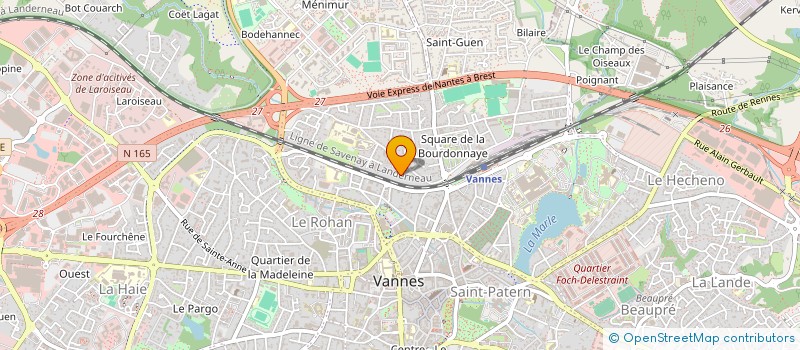 localisation de l'entreprise MONSIEUR YANNICK SALMON à VANNES