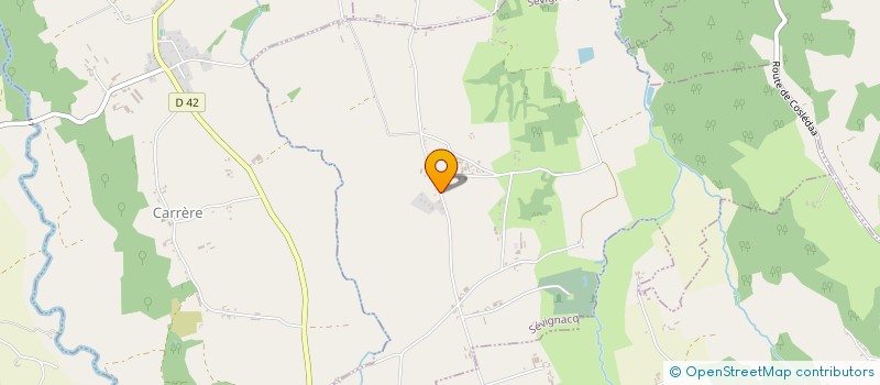 localisation de l'entreprise MONSIEUR YANNICK SANCHEZ-CONDON  SEVIGNACQ