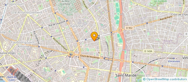 localisation de l'entreprise MONSIEUR YANNICK SAUVEBOIS  PARIS