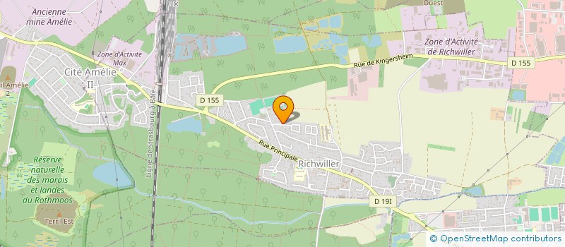 localisation de l'entreprise MONSIEUR YANNICK SCARAVELLA  RICHWILLER