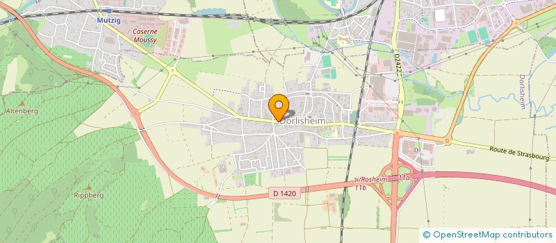 localisation de l'entreprise MONSIEUR YANNICK SCHAEFFER  DORLISHEIM