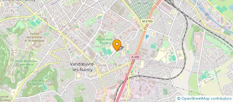 localisation de l'entreprise MONSIEUR YANNICK SCHMITT  VANDUVRE-LES-NANCY