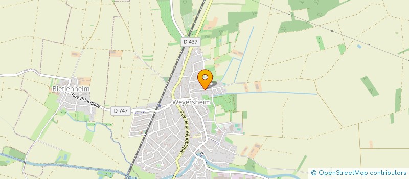 localisation de l'entreprise MONSIEUR YANNICK SCHMITT  WEYERSHEIM