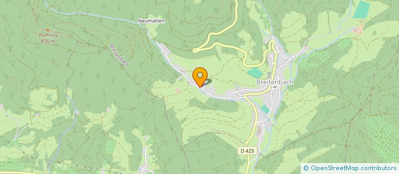 localisation de l'entreprise MONSIEUR YANNICK SCHNEIDER  BREITENBACH