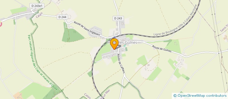 localisation de l'entreprise MONSIEUR YANNICK SCHRAEN  PIHEN-LES-GUINES