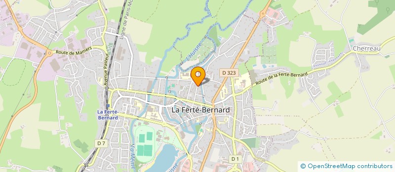 localisation de l'entreprise MONSIEUR YANNICK SCIUBA à LA FERTE-BERNARD