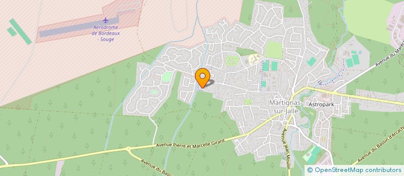 localisation de l'entreprise MONSIEUR YANNICK SEBASTIAN  MARTIGNAS-SUR-JALLE
