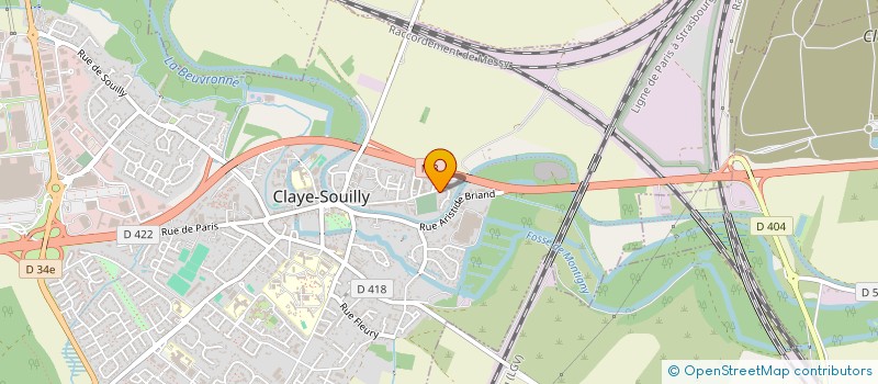 localisation de l'entreprise MONSIEUR YANNICK SILVERT  CLAYE-SOUILLY