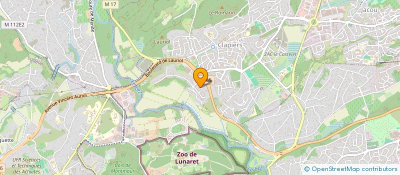 localisation de l'entreprise MONSIEUR YANNICK SIMONCIC  CLAPIERS