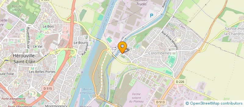 localisation de l'entreprise MONSIEUR YANNICK SIZUN  COLOMBELLES