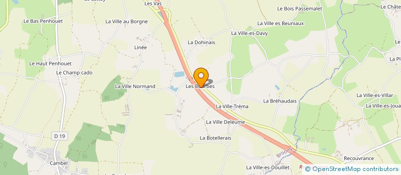 localisation de l'entreprise MONSIEUR YANNICK SOQUET  LANRELAS